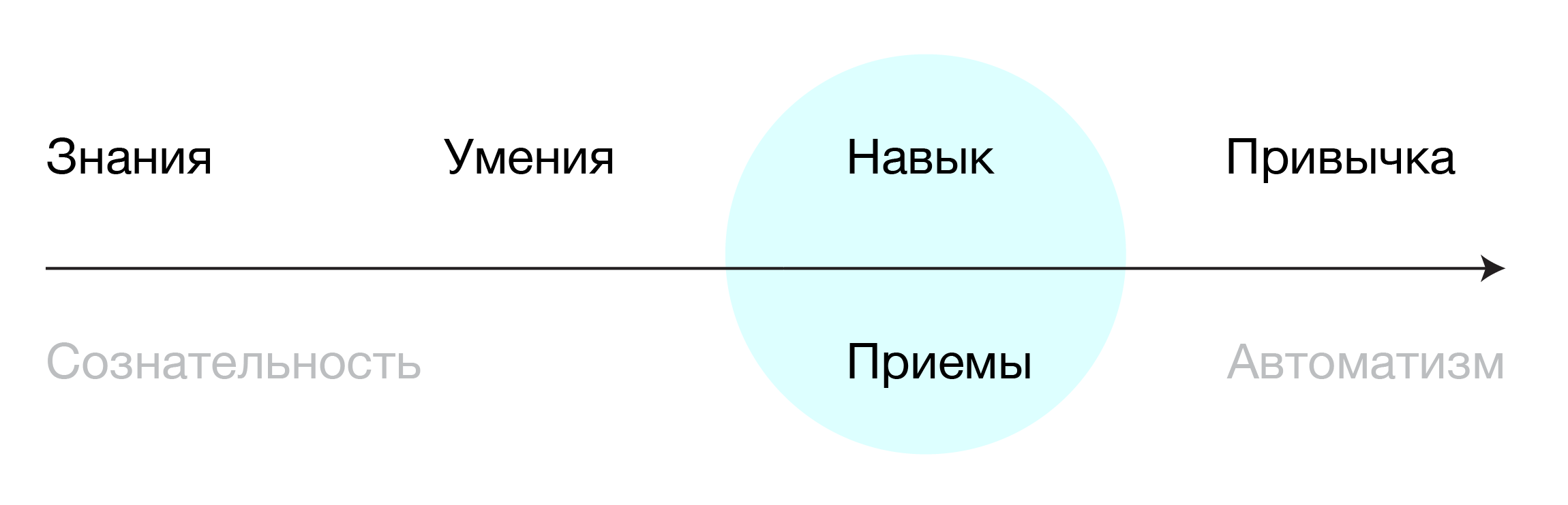 Процесс приобретения навыков